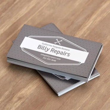 Business Card Without Finishing